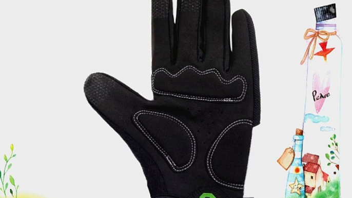 EIGO TAHOE MTB CYCLING GLOVES CYCLE MOUNTAIN BIKING BLACK / WHITE / GREEN LARGE