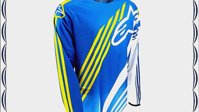 Alpinestars Racer Supermatic MX Motocross Jersey BlueWhiteYellow Official 2015