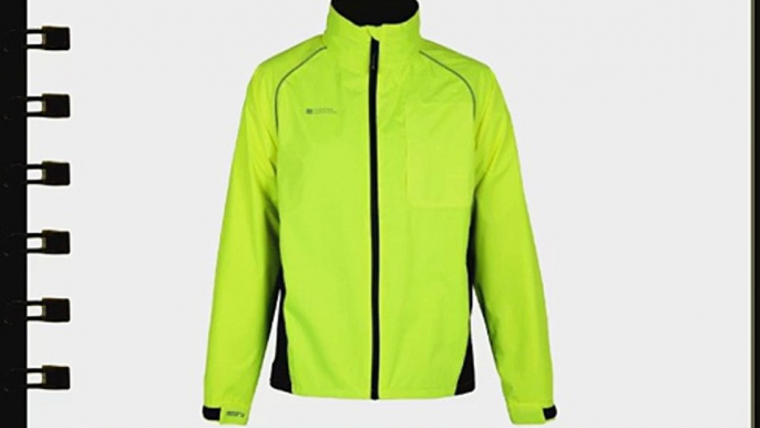 Mountain Warehouse Adrenaline Mens Iso-Viz Reflective Jacket Yellow Large
