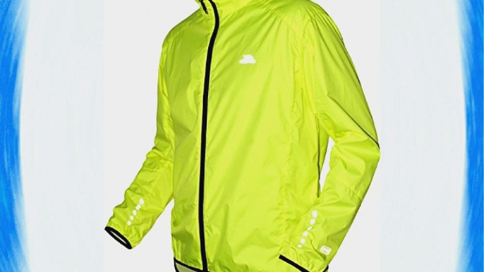 Trespass Men's Grafton Cycling Jacket - Hi Visibility Yellow Medium