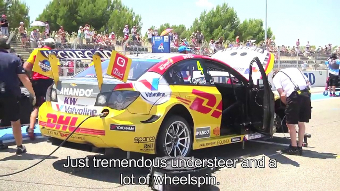 Real touring car racing race highlights WTCC France with Tom Coronel 2015.