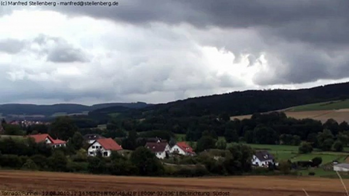 Tornado / Funnel in Hessen - 12. August 2010 12:34 MESZ