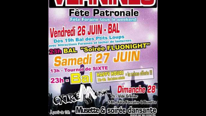 Bal de la fête patronale de vernines , 27 juin