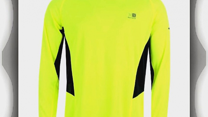 Mens Hi Viz Bright Yellow Reflective T-Shirt Top by Karrimor. Running Cycling Training Exercise