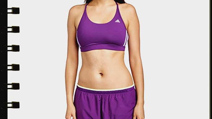 adidas Women's Clima Essentials Reversible Bra - Tribe Purple S14/Glow Purple S14 X-Large