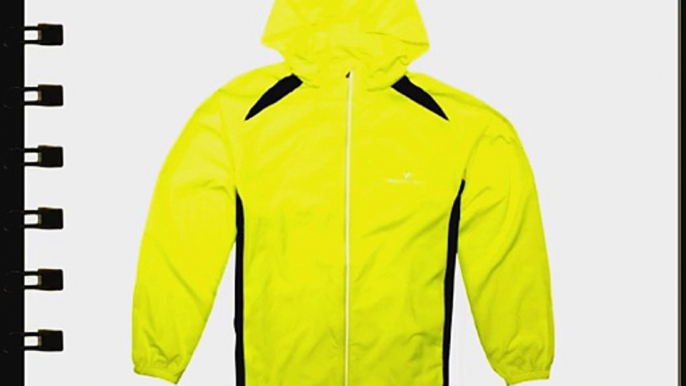 Ronhill Junior Pursuit Jacket - Fluorescent Yellow / Black 7 - 8 Years