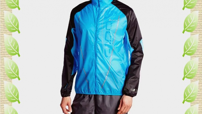 Odlo Men's Jacket Logic Windproof V?g - Dresden Blue/Black Large