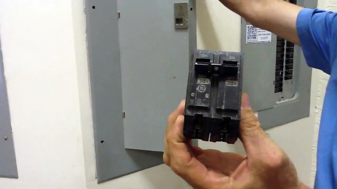 Removing and Changing Out Breaker From GE Electrical Panel Box