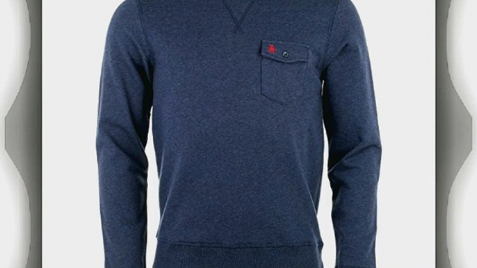 Mens Original Penguin Mens Jack Pocket Crew Sweatshirt in Navy - S