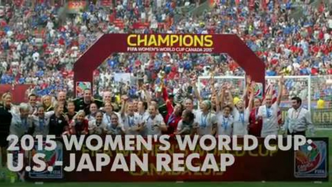 United States routs Japan to win Women's World Cup