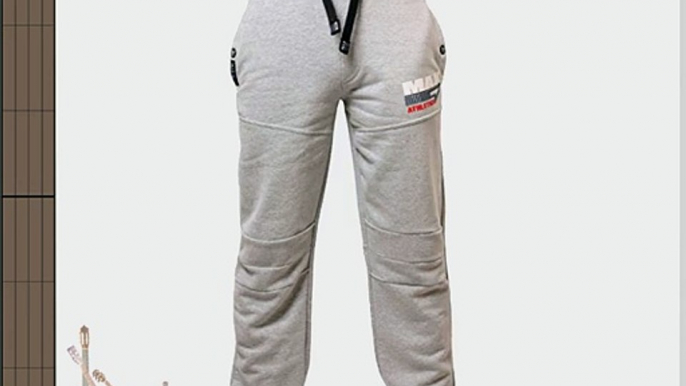 Mens Joggers Jogging Pants Max Edition ATLANTA 2014 sweat tracksuit bottoms Grey Marl Small