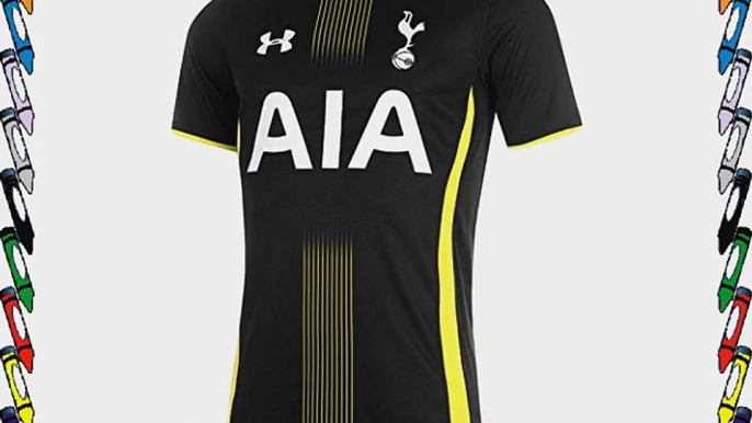 Under Armour Kids Tottenham Hotspurs Away Shirt 2014 2015 Junior Black/Sun/White 7-8 (SB)