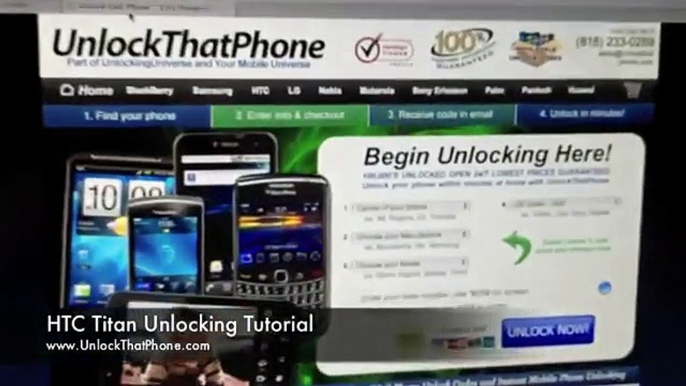 How to Unlock HTC Titan with Code + Full Unlocking Tutorial!! at&t tmobile orange bell o2 telus fido