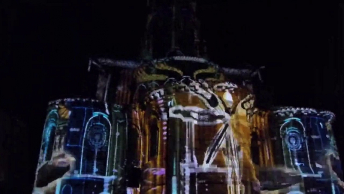 Spectacle son et lumiere à la basilique de Brioude