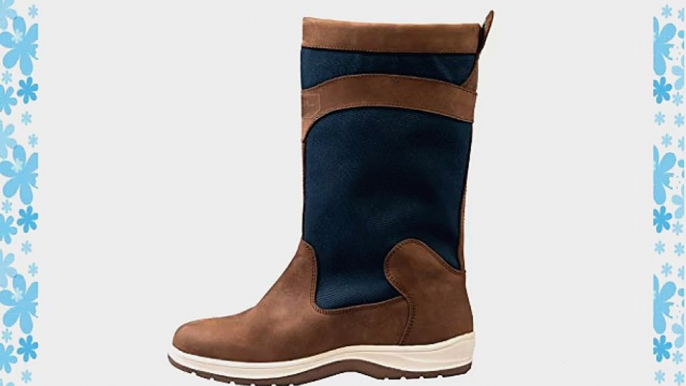 Gul Fastnet Deck Boots in Tan/Navy DS1005