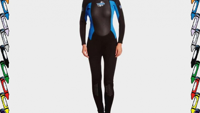 TWF Women's Turbo Full Wetsuit - Blue Size 20