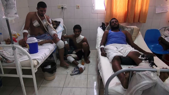 Aden hospitals overwhelmed by war casualties