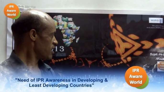 Speaker #3 Mr. Adelew Filkale - "Need of IPR Awareness in Developing and Least Developing Countries"