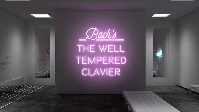 JS Bach's Well Tempered Clavier and Fugue Animation