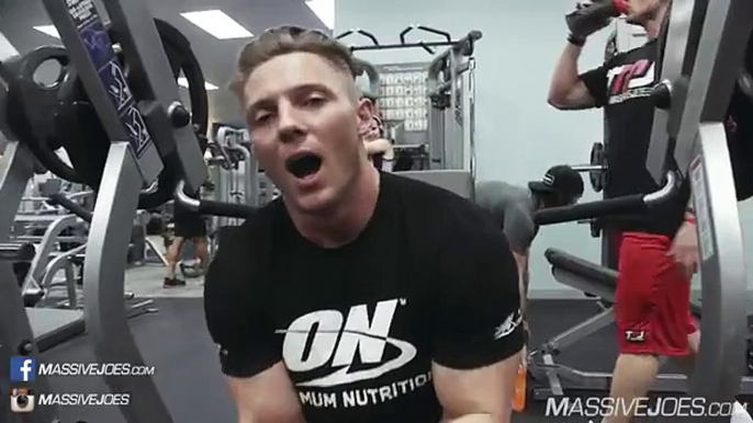 MassiveJoes, Steve Cook & Asha Coulthard Shoulder Workout! IFBB Men's Physique Bodybuilding Swoldier