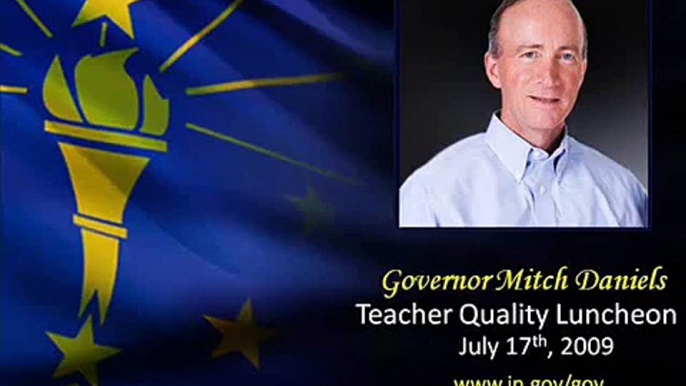 Governor Mitch Daniels' Teacher Quality Luncheon