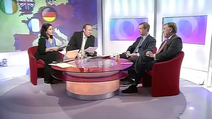 UKIP Nigel Farage on Ireland and the crumbling Euro project (16Nov10)