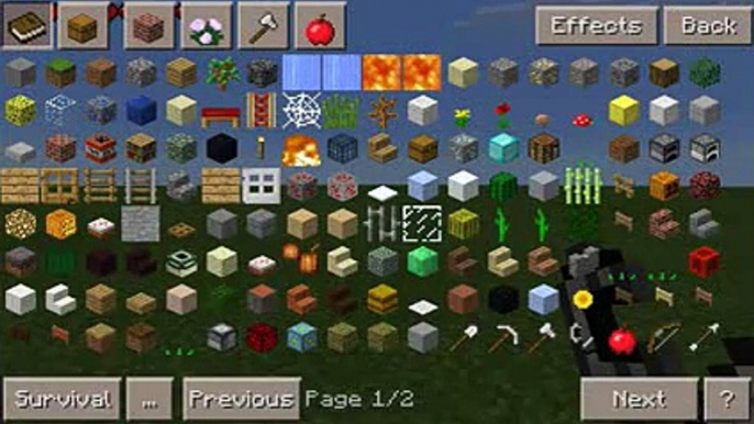 TOO MANY ITEMS MOD in MCPE _ Minecraft PE (Pocket Edition) Mods 0.11.0 _ 0.11.1