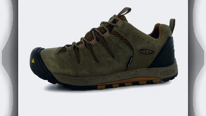 Keen Mens Bryce Waterproof Mens Walking Shoes Brindle/Brown 9