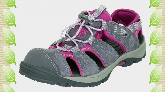 Timberland Girls Earth Keepers Belknap Sandal / Shoe Grey / Pink 1