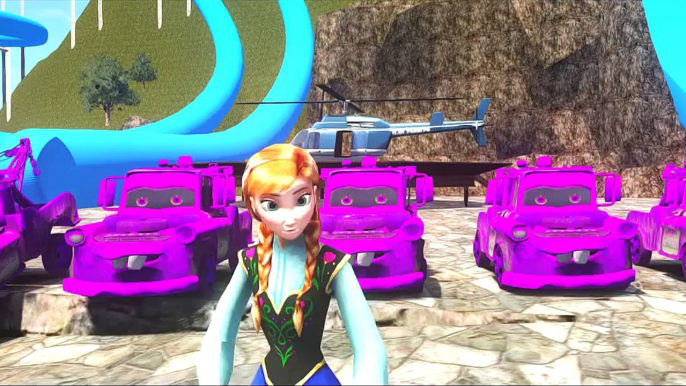 FROZEN Disney Princess ANNA Of Arendelle plays with Disney Pixar CARS Tow Mater! (Frozen Parody HD)