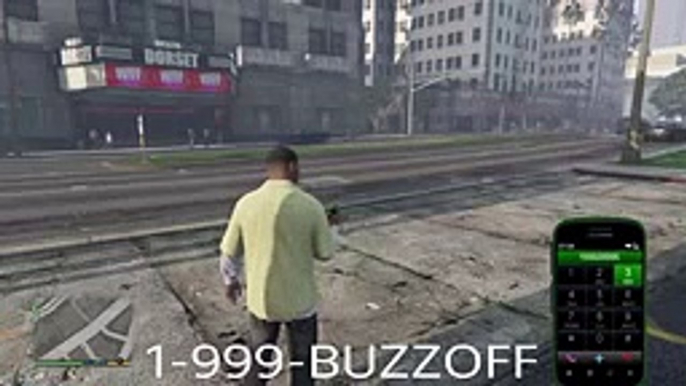 BUZZARD HELICOPTER - GTA 5 Cellphone Cheat (GTA V on PS4)