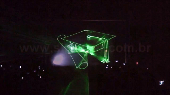 Formatura Administração Faculdade Padrão Colação - Laser Show