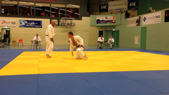 Paul van Heerden 1e dan examen judo