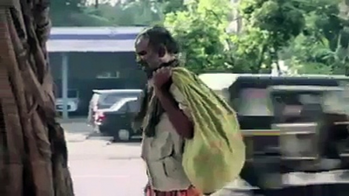 Heart melting video of a boy and poor old man