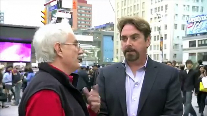 Rick Green & Patrick McKenna in Dundas Square (ADD & Loving it?! outtakes)