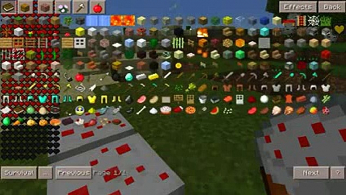 [0.11.1] TOO MANY ITEMS MOD!!! - EFFECTS AND MORE - Minecraft Pocket Edition