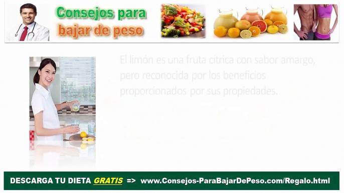 Como bajar 3 kilos en una semana: beneficios y propiedades de la dieta del limón o de la limonada