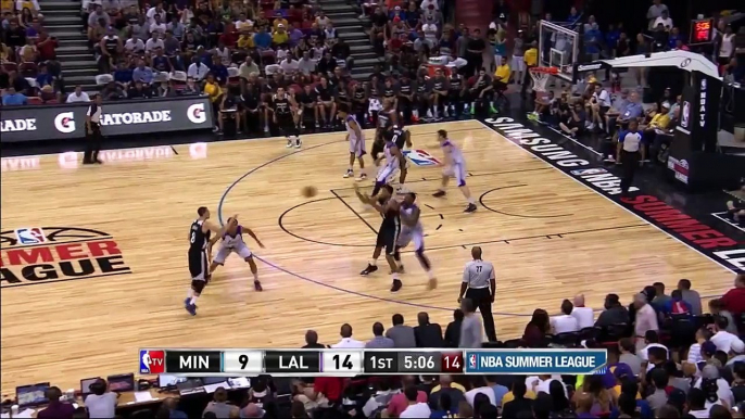 Karl-Anthony Towns Highlights _ Timberwolves vs Lakers _ July 10, 2015 _ NBA Summer League