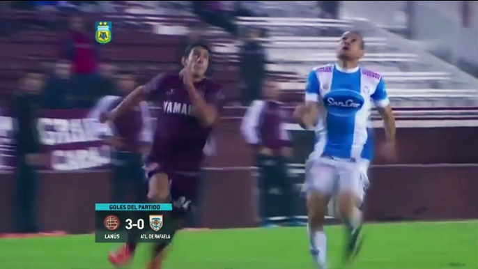 Lanus 3 Atletico Rafaela 0 - Primera Division 2015 - Fecha 16