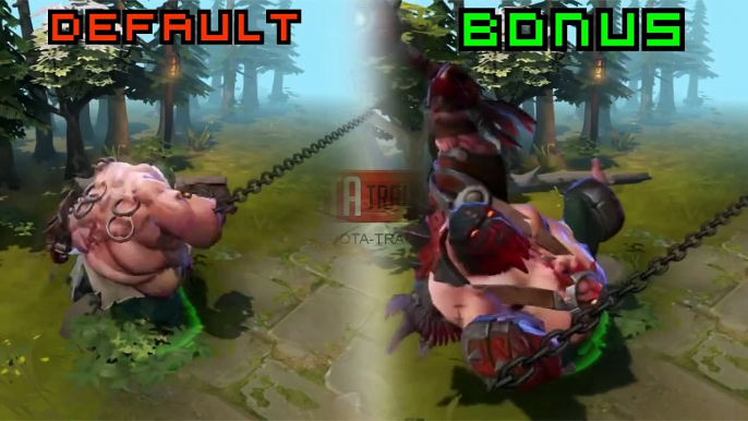 Dota 2 Pudge - Murder of Crows Dendi set custom animation preview