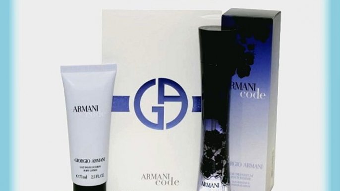 Giorgio Armani code geschenkset femme / woman. eau de parfum vaporisateur / spray 75 ml bodylotion