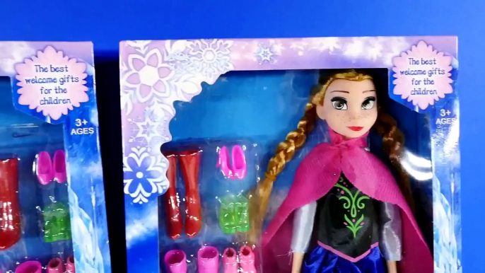 FROZEN Shoes Queen Elsa and Princess Anna Barbie Doll Accessories Disney Congelado Muñecas