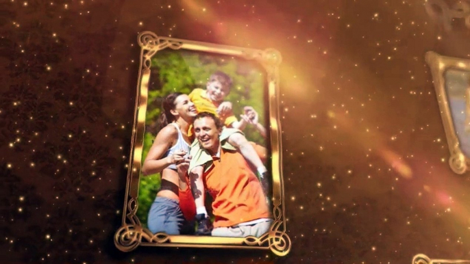 After Effects Project Files - Gold Memories Photo Gallery - VideoHive 7440904