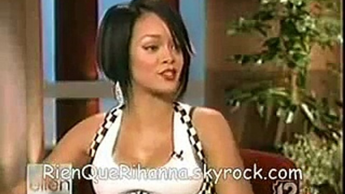 Rihanna interview on Ellen Show