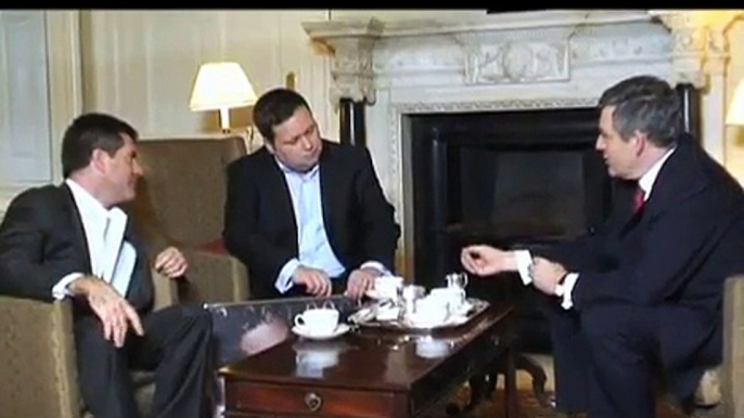 The PM welcomes Simon Cowell and Paul Potts to Downing St