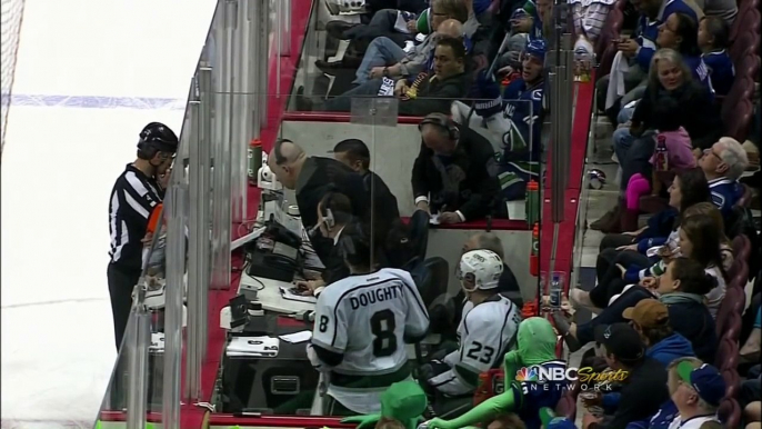 3rd period scrum Kings end. Los Angeles Kings vs Vancouver Canucks 4/13/12 NHL Hockey