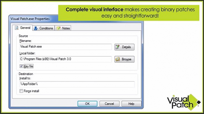 Visual Patch - Binary Software Patch Maker for Windows Programmers