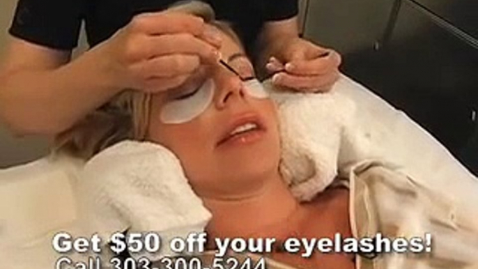 see how xtreme lashes eyelash extensions are applied