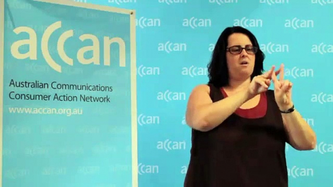 ACCAN: Deaf community congratulates Auslan-interpreted flood updates