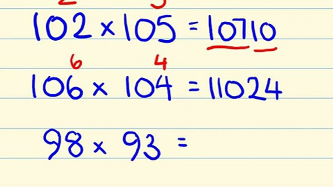 Fast maths trick - multiply two numbers near 100 faster than a calculator using vedic math